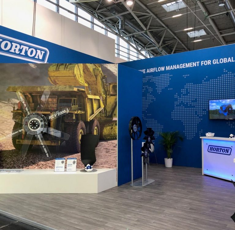 Horton at Bauma. Variable speed fans help to meet Stage V