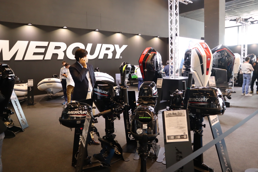 Mercury at Genoa Boat Show