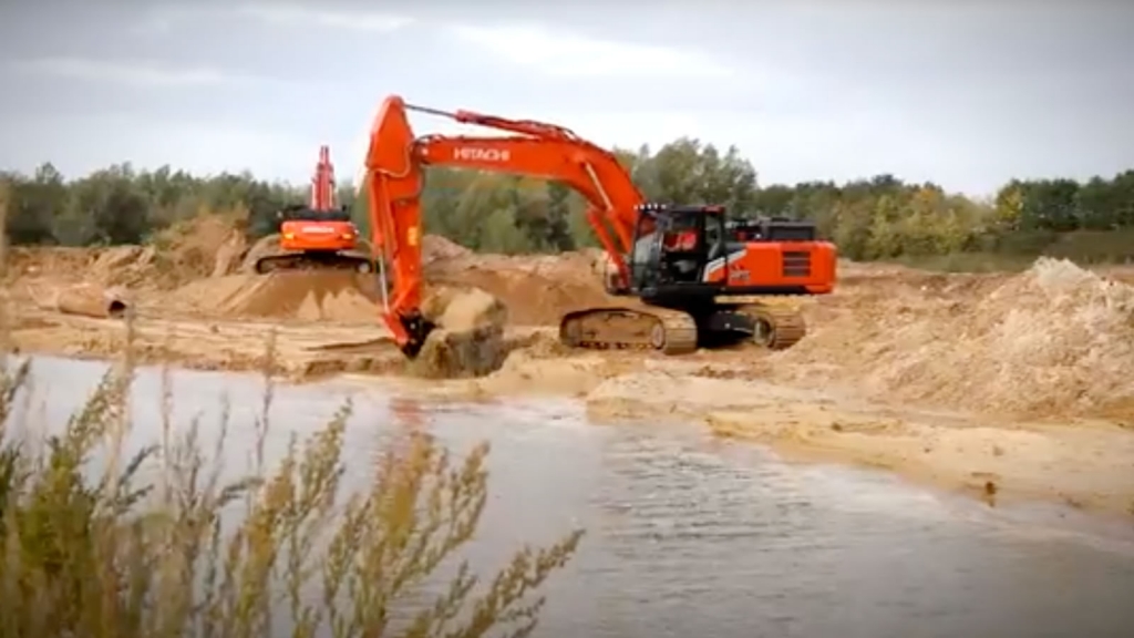 Hitachi Zaxis and Isuzu