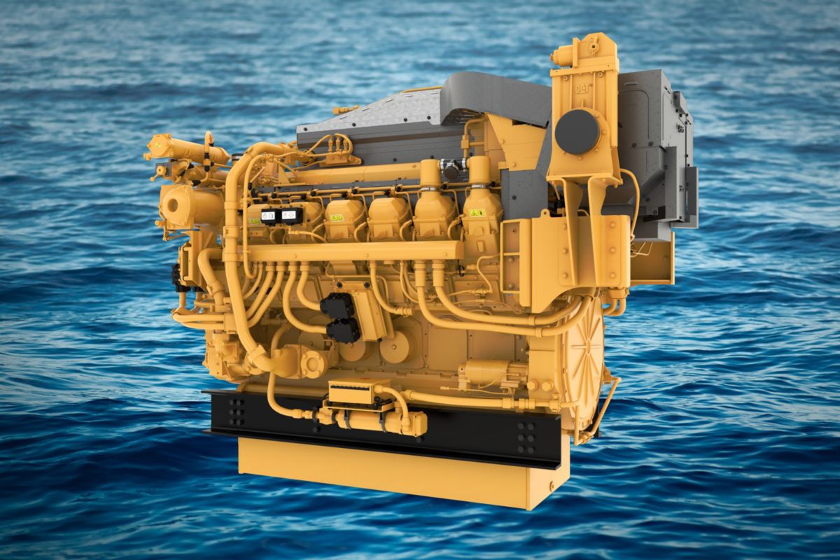 Caterpillar marine engines Tier III. Emissions