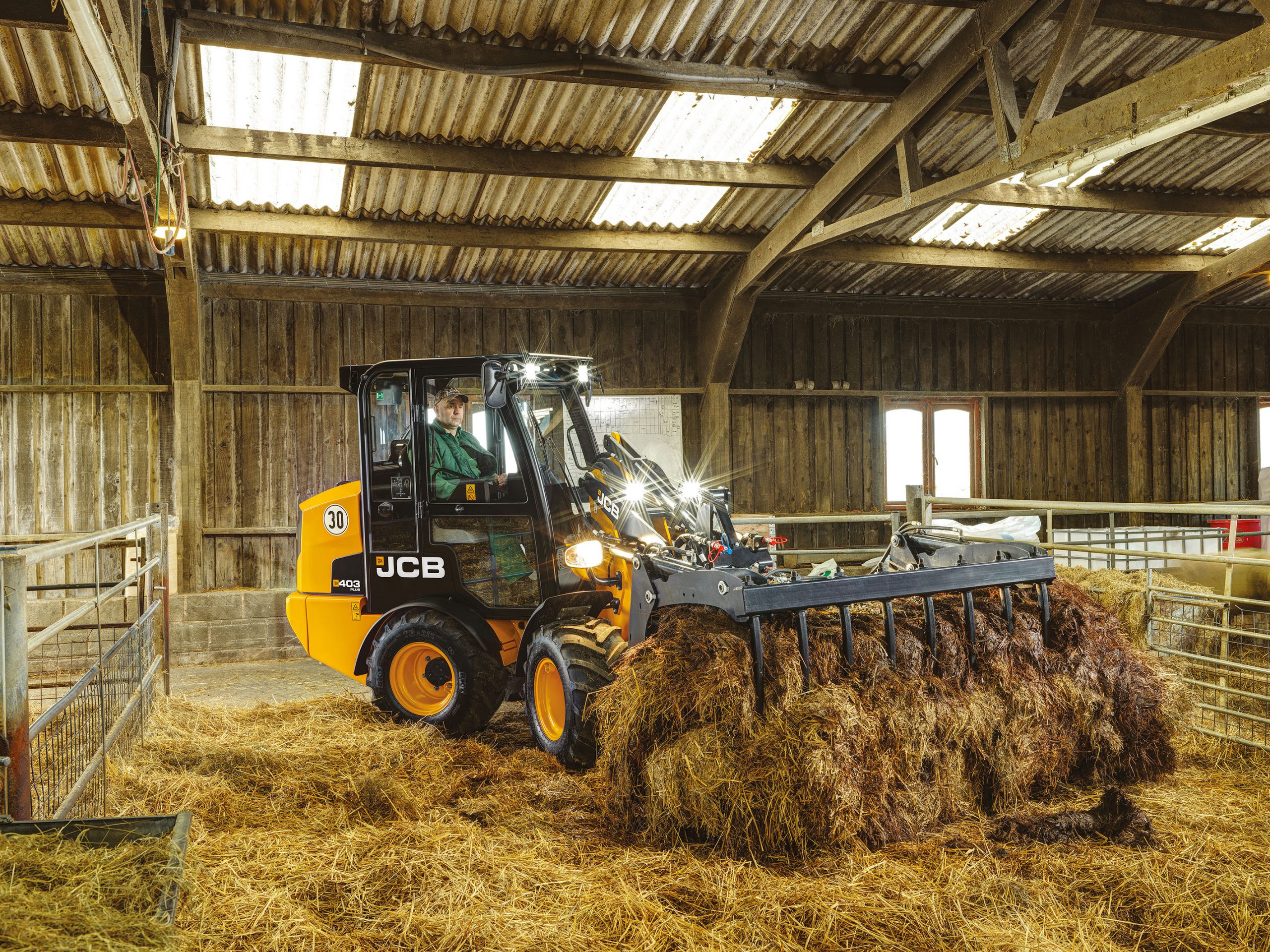 JCB with Perkins for ultra-compact 403 Plus wheel loader