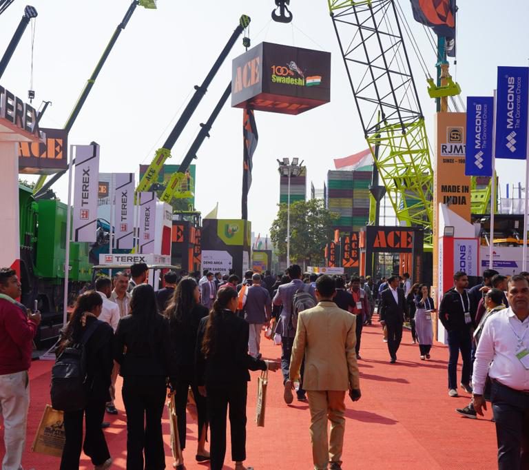 Sustainable technologies at Bauma ConExpo India