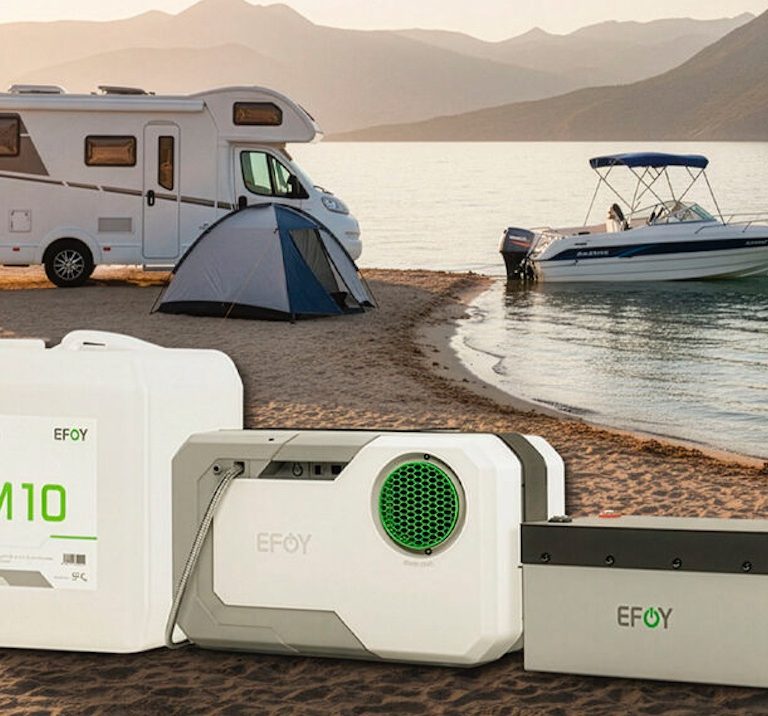 AS Labruna EFOY: fuel cells for recharging motorhome batteries